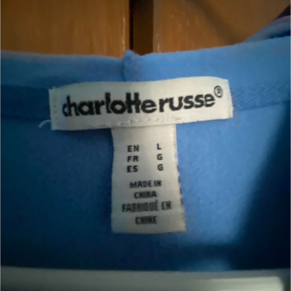 Cropped blue jacket set - Picture 2 of 3